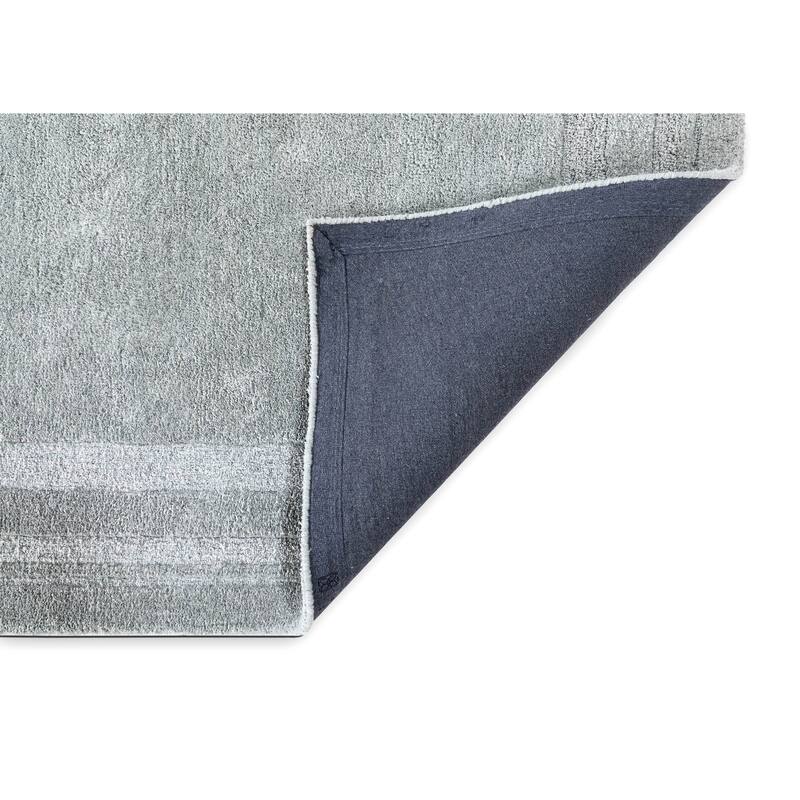 Terra by Obeetee Jaipur Loop Border Gray Rug