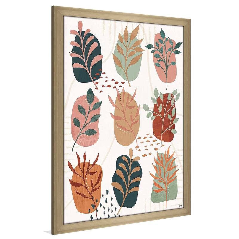 "Abstract Blossom IX" by Veronique Charron Print on Acrylic.