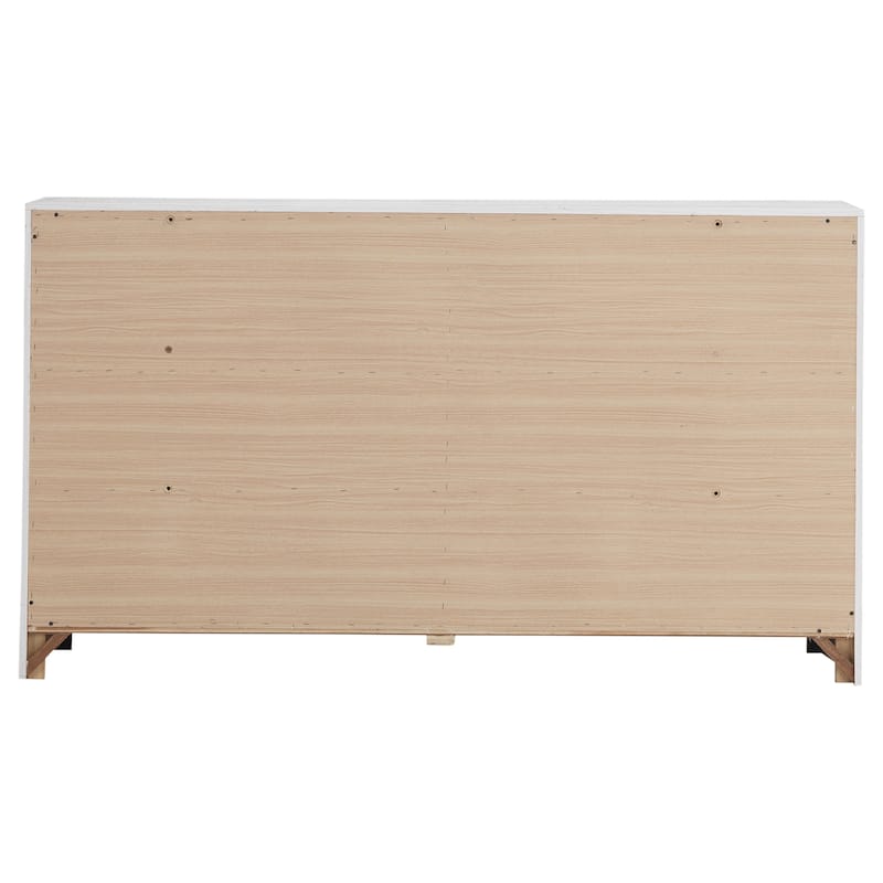 Brantford Farmhouse Rectangular 6-drawer Dresser