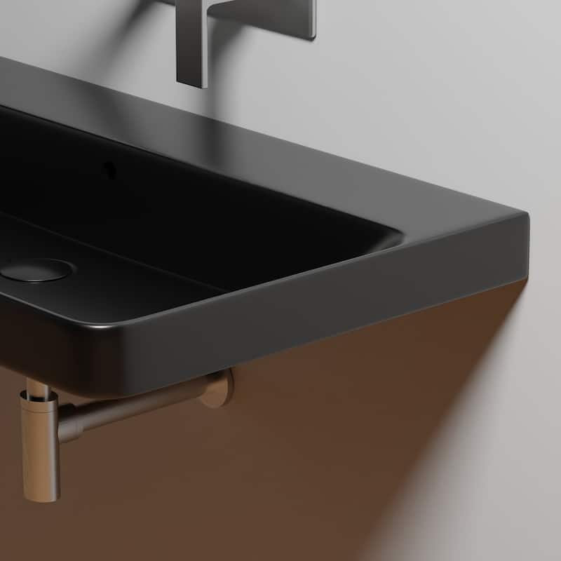 WS Bath Collections Luxury 80.00 Luxury 31-11/16" Rectangular Ceramic