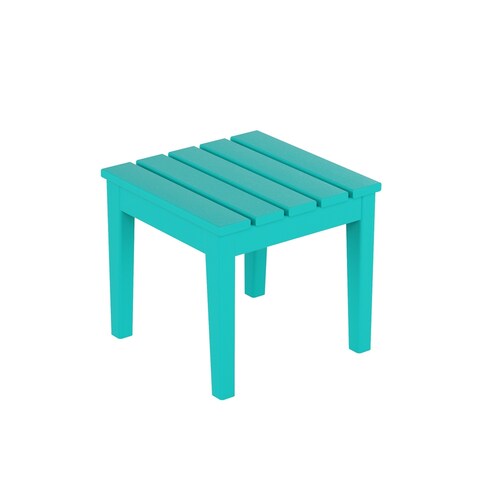 Shoreside 18" Modern Poly Eco-Friendly All Weather Side Table
