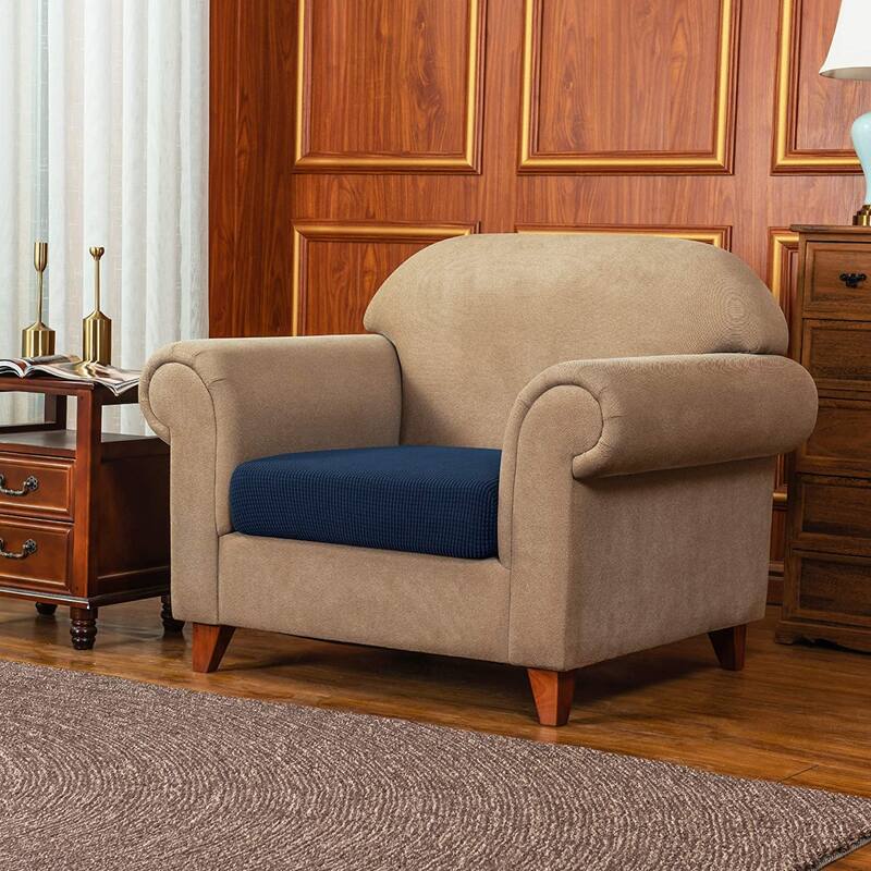 Subrtex Stretch Separate Sofa Cushion Slipcovers (1/2/3 PCS) - 1 PCS - Navy