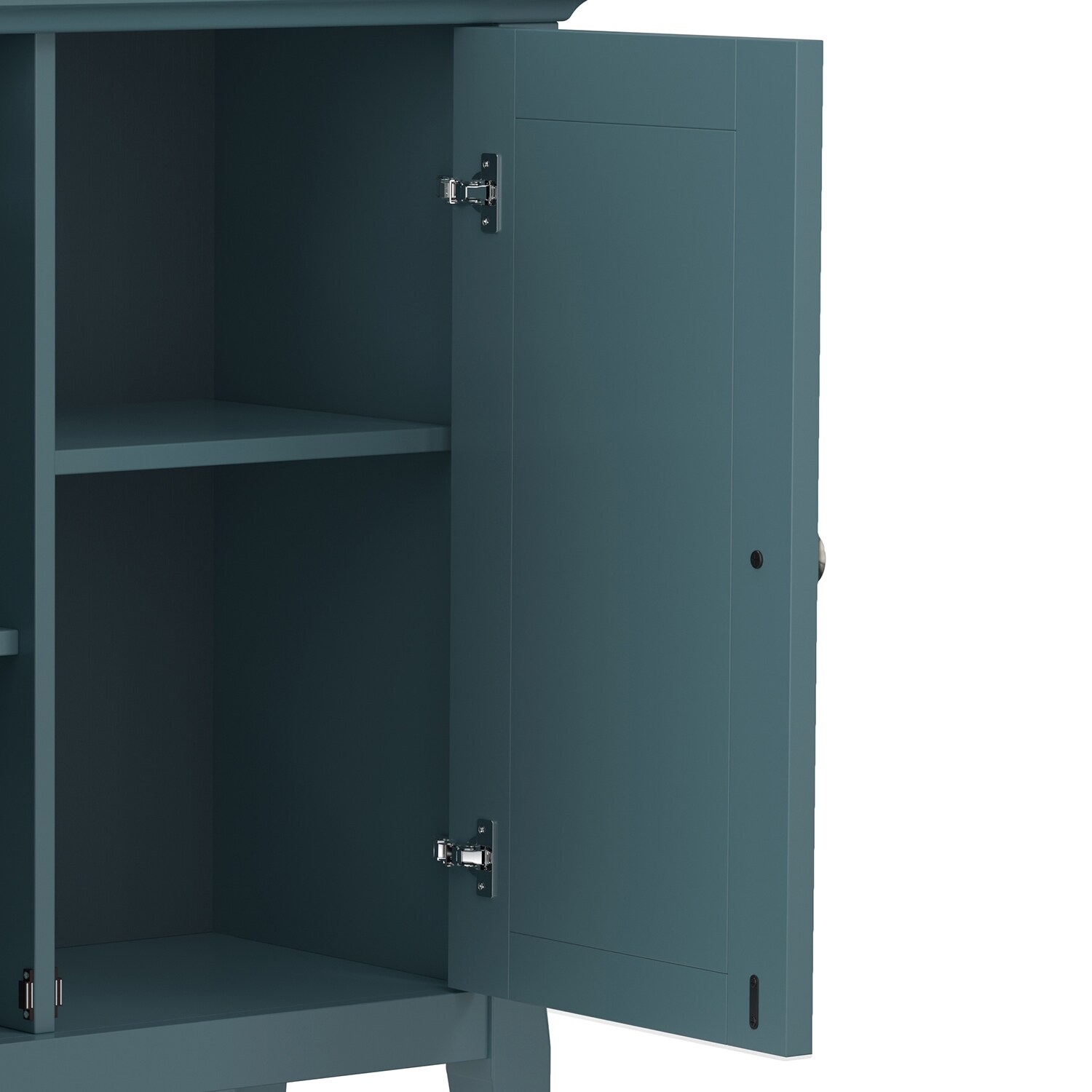 WYNDENHALL Halifax Solid Wood Transitional Low Storage Cabinet