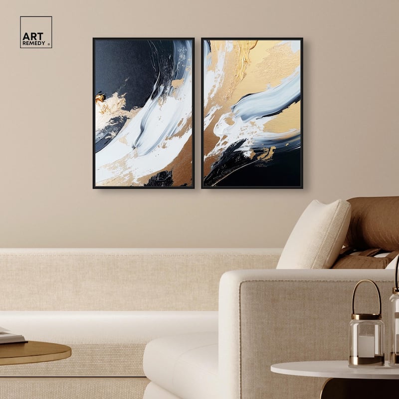 Forces II Canvas Set of 2 by Art Remedy