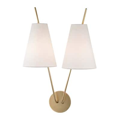 Hudson Valley Lighting Milan 2 Light 21" Tall Wall Sconce