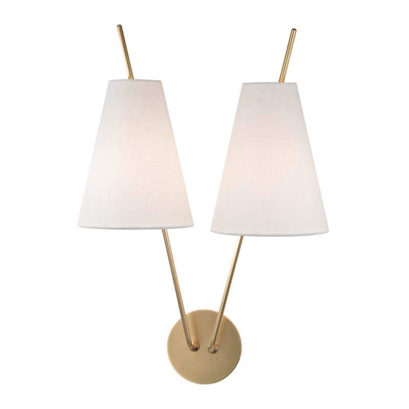 Hudson Valley Lighting Milan 2 Light 21" Tall Wall Sconce