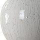 preview thumbnail 7 of 5, Uttermost Dribble White Glaze Table Lamp - 25.75" H X 19" W X 19" D