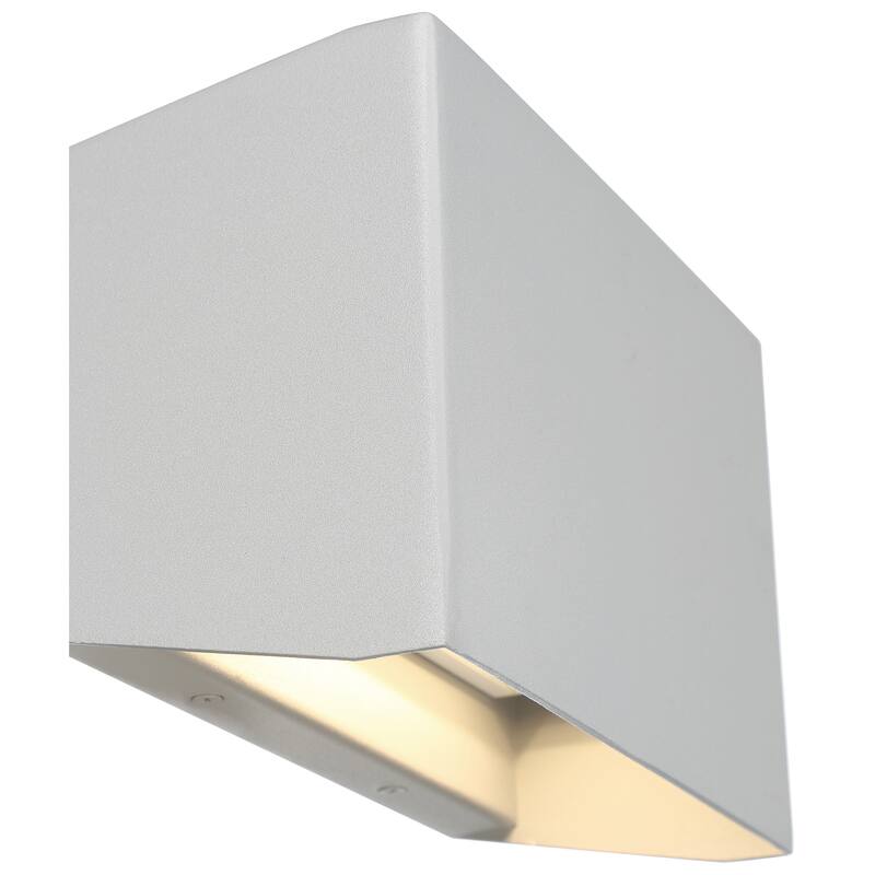 Amora Bi-Directional Wide Outdoor LED Wall Mount Light.