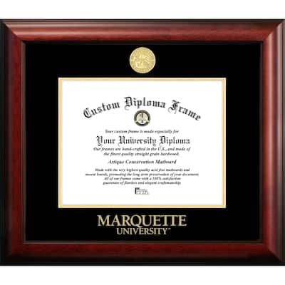 Marquette University 12w x 9h Gold Embossed Diploma Frame