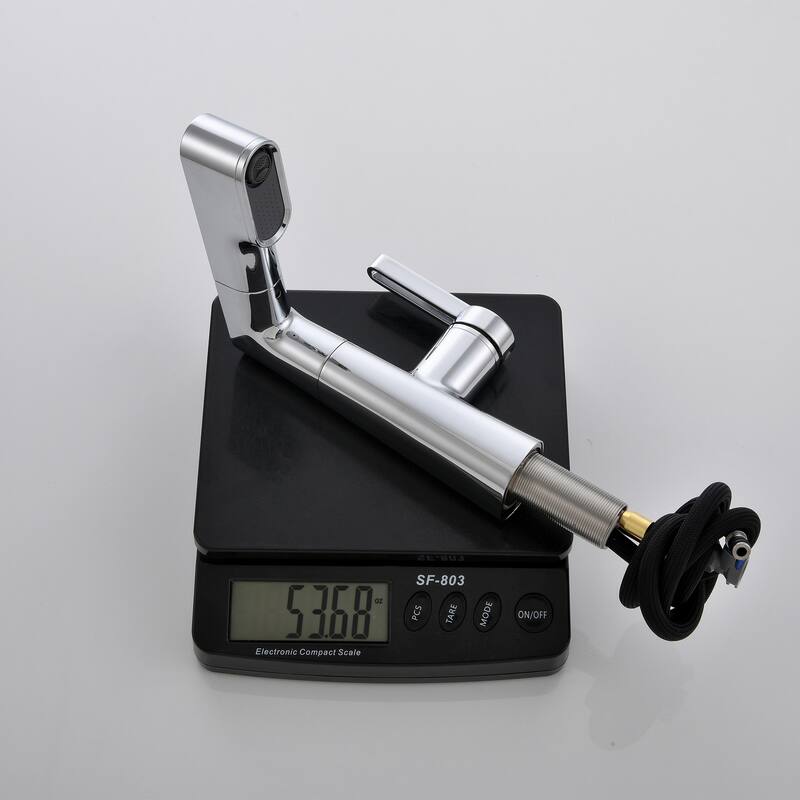 Bathroom Sink Faucet with 360° Swivel Sprayer And Digital Display, Basin Faucets