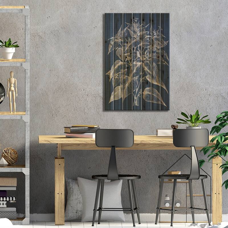 Foliage Chintz III Print On Wood by Vision Studio - Multi-Color