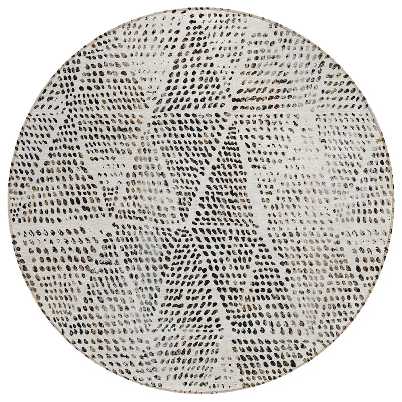 Machine Washable Indoor/ Outdoor Chantille Modern Diamonds Rug