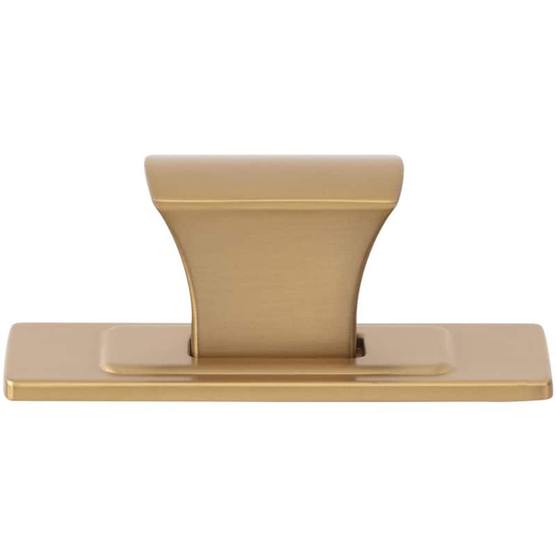 Atlas Homewares A6001 Zander 1-1/4" Rectangular Cabinet Knob - Warm Brass