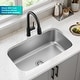 preview thumbnail 3 of 36, KRAUS Premier Undermount Single Bowl Stainless Steel Kitchen Sink