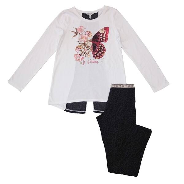Shop Jessica Simpson Girls 2 Piece Set Animal Print Long Sleeve