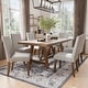preview thumbnail 1 of 18, Furniture of America Drystan Rustic 7-Piece Brown Solid Wood Dining Set Brown