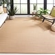 preview thumbnail 3 of 109, SAFAVIEH Natural Fiber Carmit Casual Border Sisal Rug 11' Square - Maize/Linen - Square