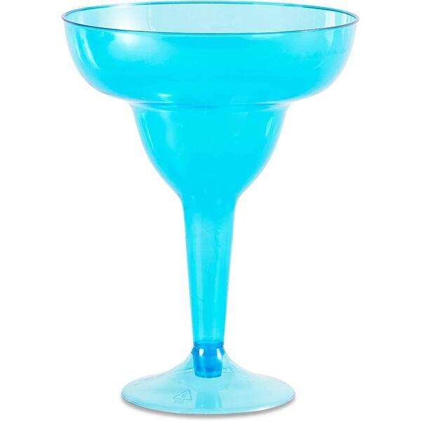 36 Plastic Margarita Cocktail Beverage Glasses, Neon Blue Green Pink Yellow  12oz - 12 Oz - Bed Bath & Beyond - 31681597