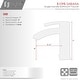 preview thumbnail 7 of 37, STYLISH Single Handle Single Hole Bathroom Faucet Lead Free - Faucet Height: 7" Spout Height: 4"