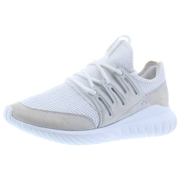 Adidas Originals Mens Tubular Radial Casual Shoes Caged Lightweight Overstock White Tan Black 11 Medium D