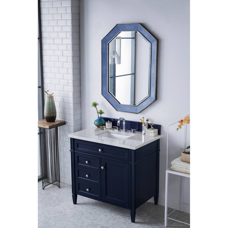 James Martin Vanities Brittany 36" Single Vanity, Victory Blue
