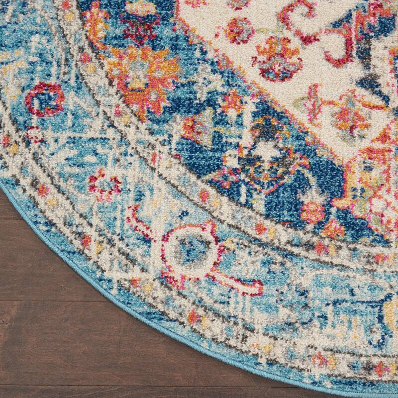 Copper Grove Alsleben Vintage Persian Floral Medallion Area Rug