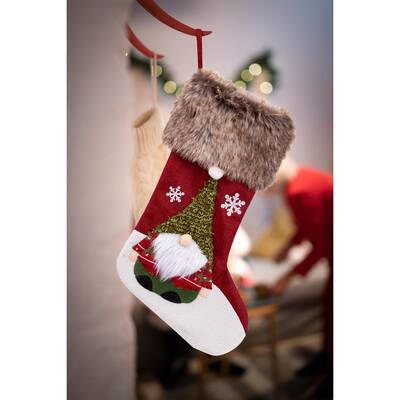 20'' Christmas Gnome Stocking