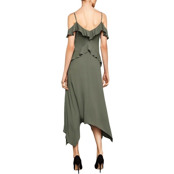 bcbgmaxazria lissa asymmetrical slip dress