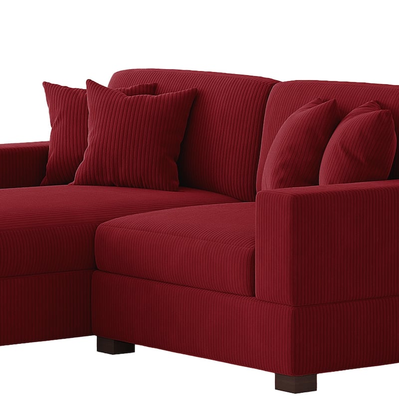 Oversized L-shaped Modular Sectional Sofa with Chaise Lounge