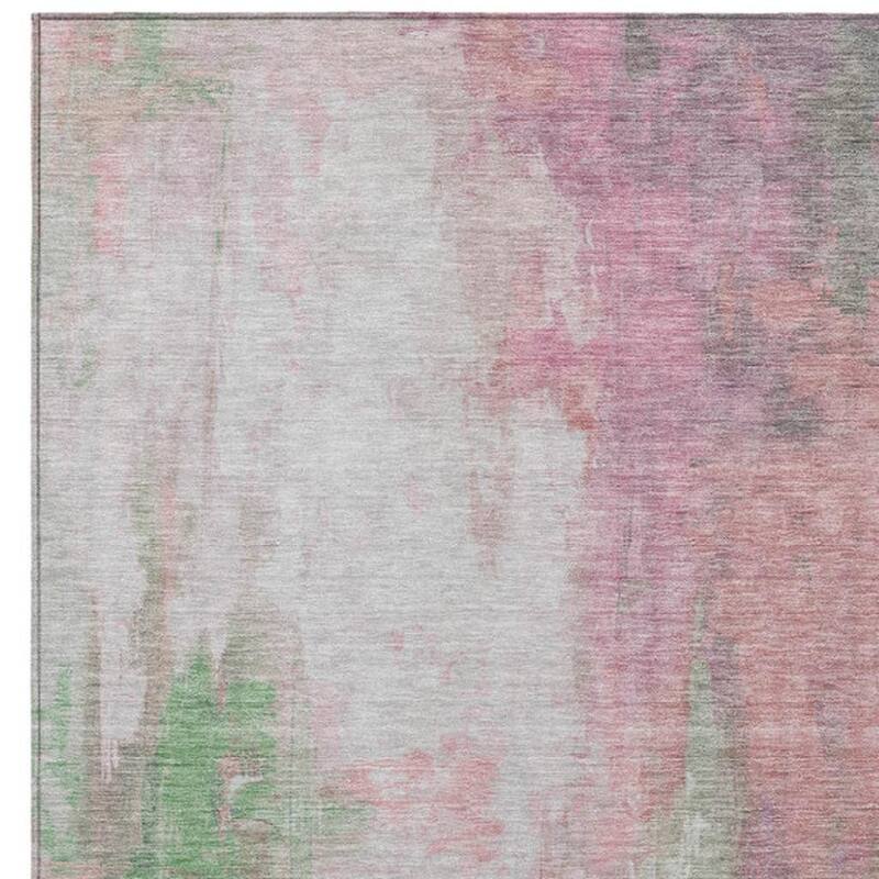 HomeRoots Abstract Transitional Rectangle Outdoor Rug