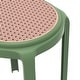 preview thumbnail 22 of 48, Tresse All-Weather Round Stackable Dining Stool with Wicker-Style Seat for Indoor, Outdoor, Patio, and Kitchen - Fully Assembled