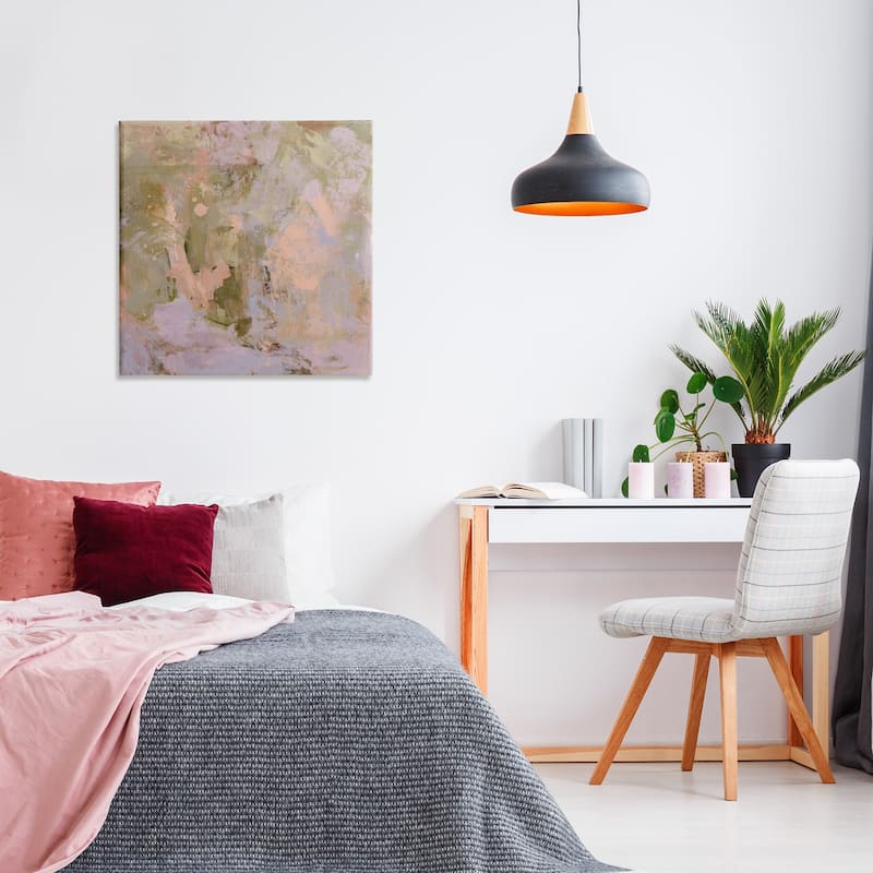 Stupell Earth Tones with Pink Canvas Wall Art Design By Hayley Michelle