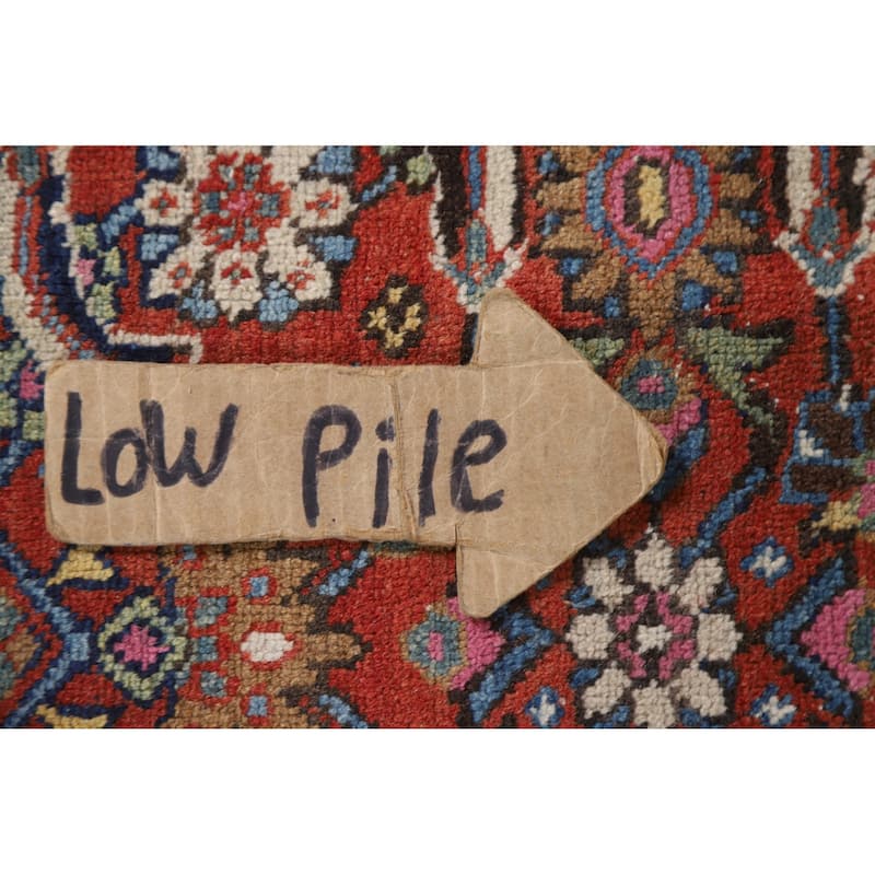 Vegetable Dye Bidjar Persian Antique Area Rug Handmade Wool Carpet - 8'2"x 10'8"
