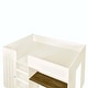 preview thumbnail 11 of 10, Wood Full Size Loft Bed with Built-in Wardrobe, Desk, Storage Shelves and Drawers
