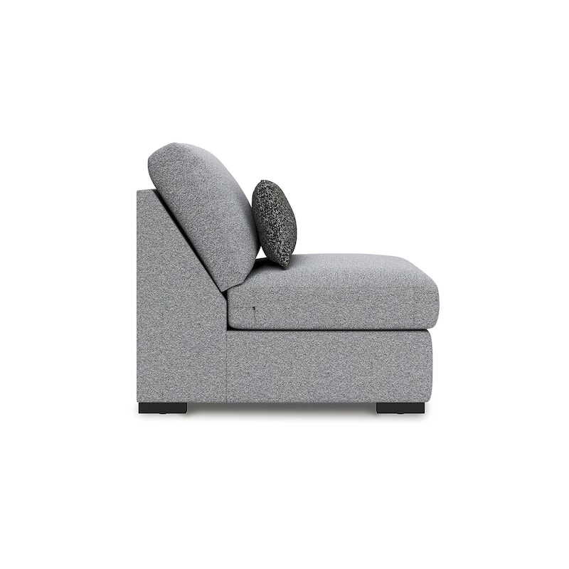 Signature Design by Ashley Bealton Gray 4-Piece Sectional with Double Chaise - 182" W x 69" D x 41" H