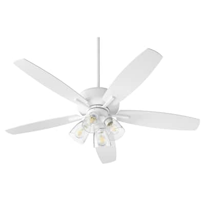 Quorum International Breeze 52" 5 Blade LED Ceiling Fan with Tapered