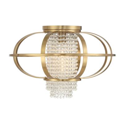 Savoy House 6-5218-1 Idlewild 20" Wide LED Flush Mount Ceiling Fixture