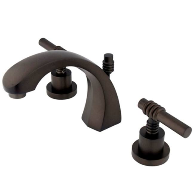 Kingston Brass Milano Widespread Bathroom Faucet with Pop-Up Drain