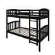 preview thumbnail 32 of 43, CraftPorch Mid-Century Twin Over Twin Bunk Bed