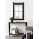 preview thumbnail 8 of 41, Kate and Laurel Cates Windowpane Framed Wall Mirror