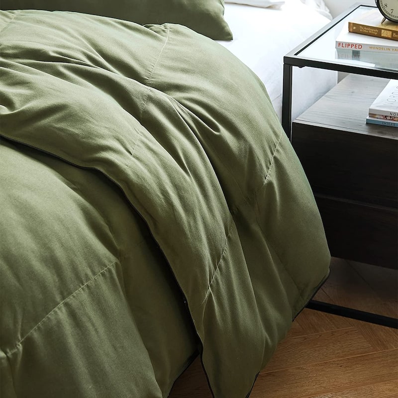 Snorze® Cloud Comforter Set - Coma Inducer® Oversized Bedding in Cypress