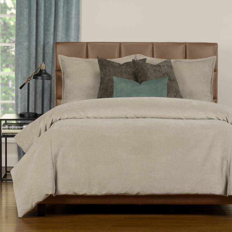 Mixology Padma 7 Piece Duvet Cover and Insert Set - Habor Grey - King