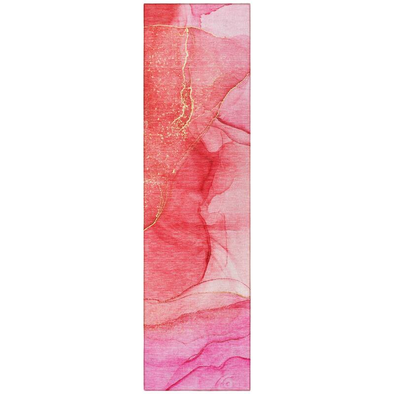 Gaz Unique Abstract Weather Resistant Classic Meets Modern Outdoor Rug