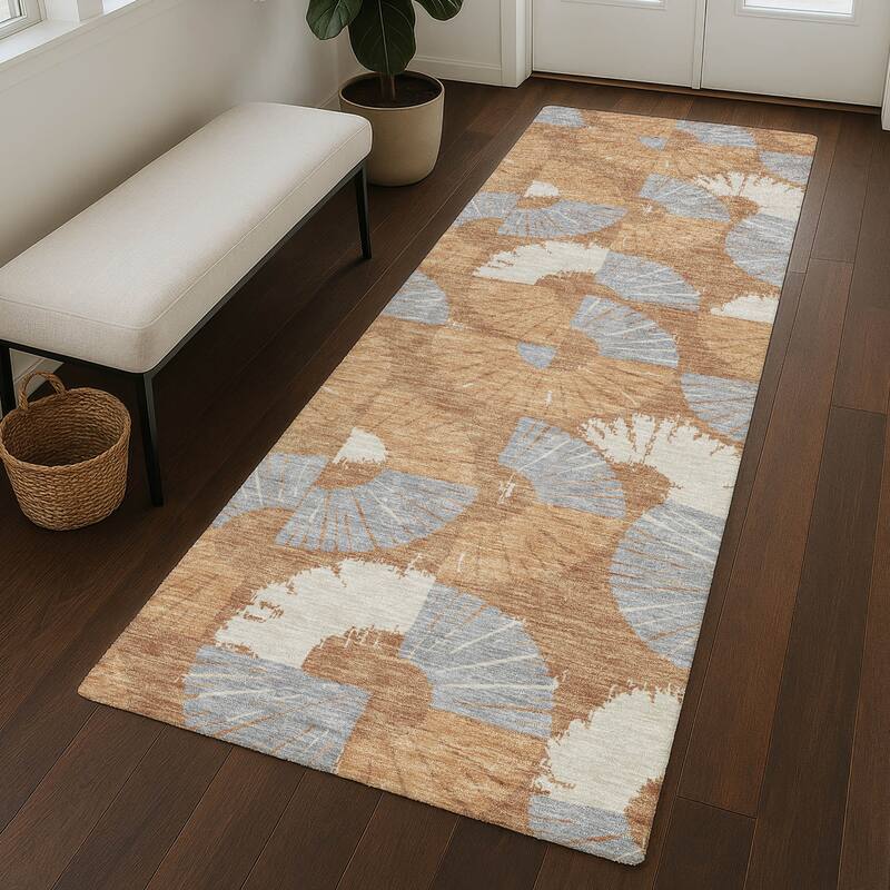 Machine Washable Indoor/ Outdoor Modern Jay Chantille Rug