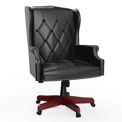 330LBS Executive Office Chair, Ergonomic Design High Back Reclining Comfortable Desk Chair