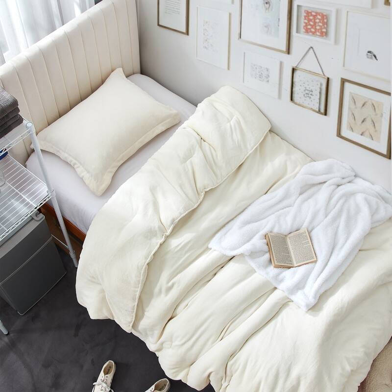Git Cozy - Coma Inducer® Oversized Comforter Set - Taupe White