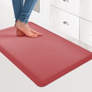 17.3"x28" Anti-Fatigue Comfort Mat,1/2 Inch Non Slip Foam Cushioned Kitchen Mat - N/A