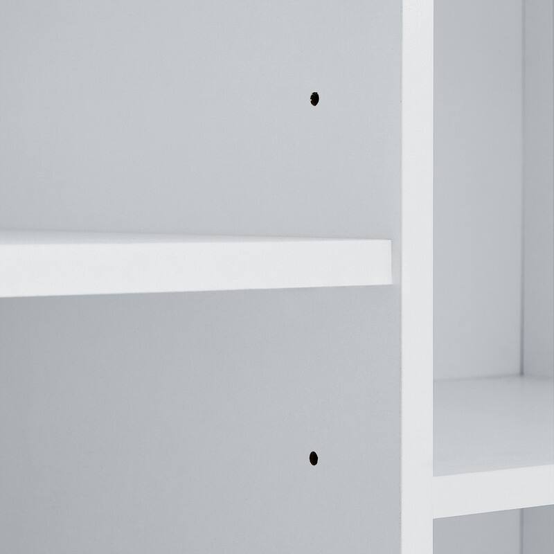 Tall Tilt Out Laundry Hamper Cabinet With Drawer Bathroom Storage Cabinet Shelf With Multiple Storage Space