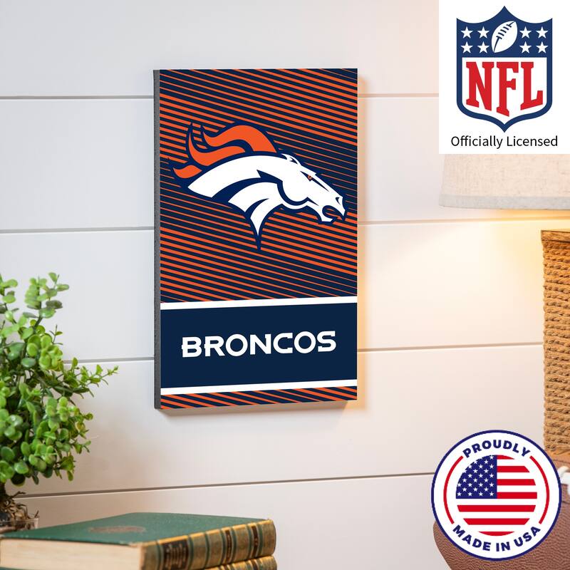 Denver Broncos Foam Core Wall Decor
