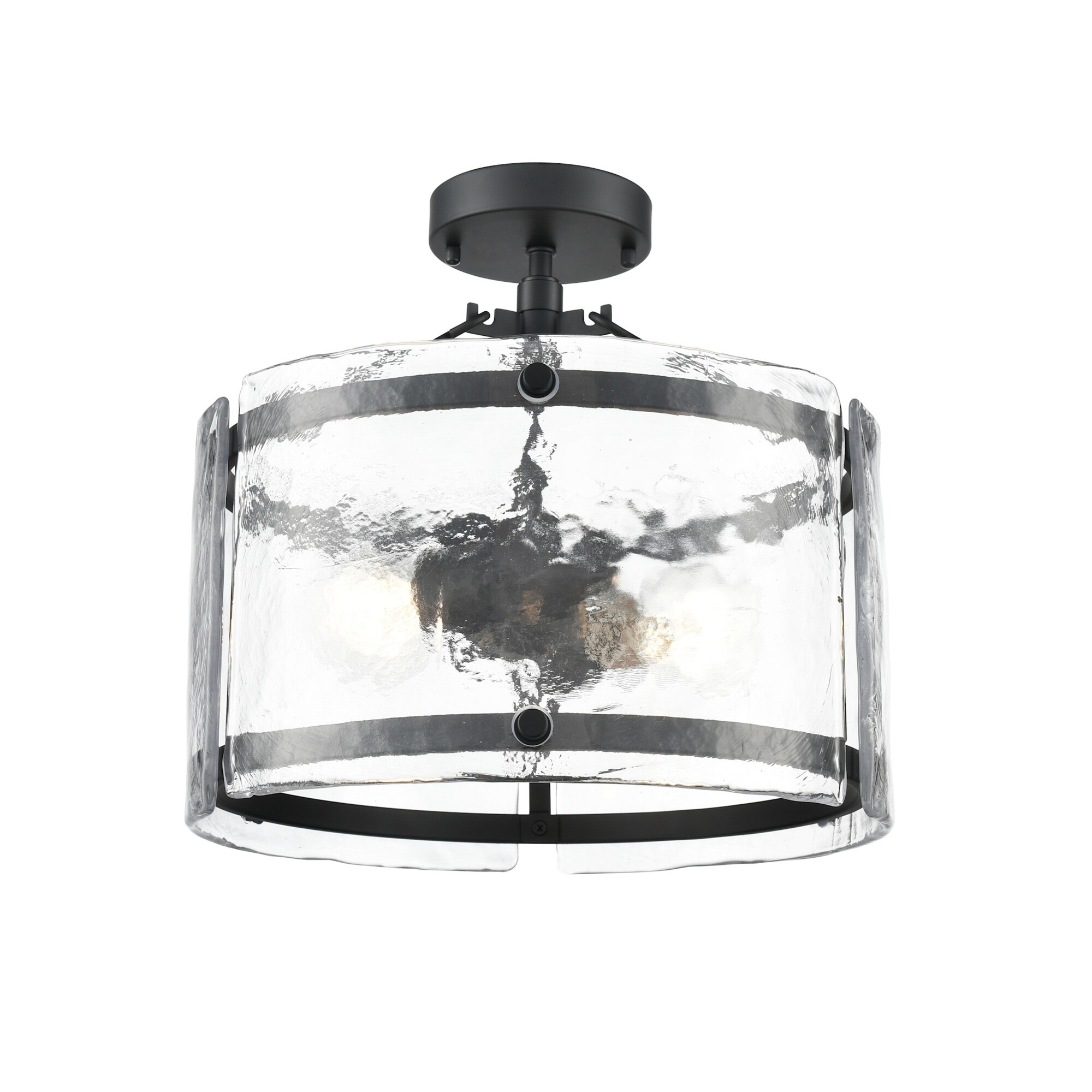 Millennium Lighting 47002 Bennetti 2 Light 15" Wide Semi-flush Drum